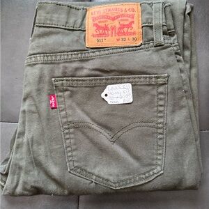 Levi's Men's Green Skinny Jeans